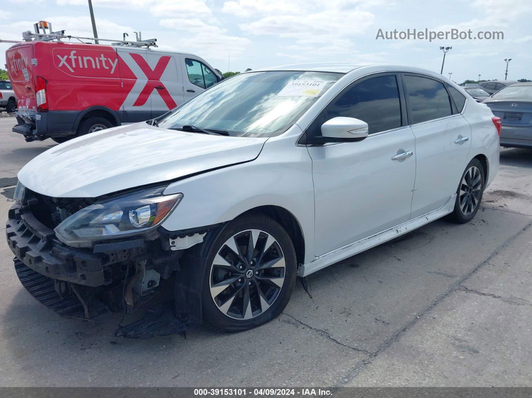 2018 Nissan Sentra Sr White vin: 3N1AB7APXJY205600