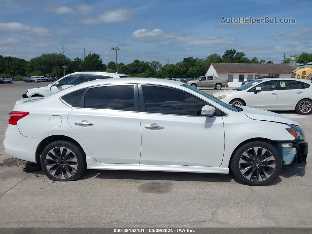 2018 Nissan Sentra Sr White vin: 3N1AB7APXJY205600