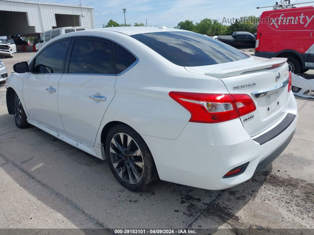 2018 Nissan Sentra Sr White vin: 3N1AB7APXJY205600