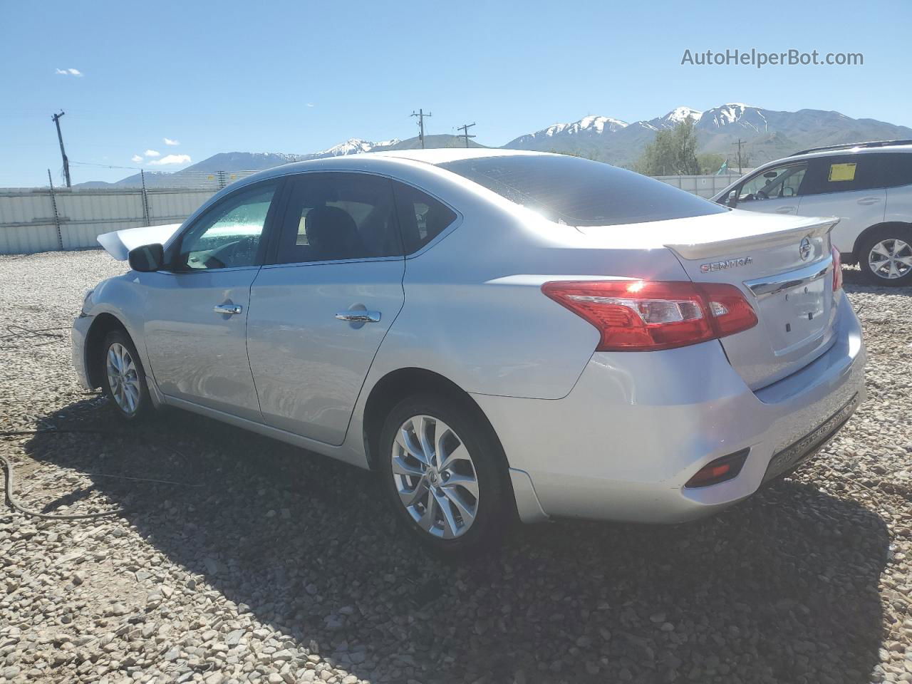 2018 Nissan Sentra S Silver vin: 3N1AB7APXJY209176