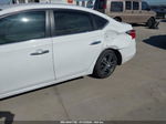 2018 Nissan Sentra S White vin: 3N1AB7APXJY213227