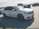 2018 Nissan Sentra S White vin: 3N1AB7APXJY213227