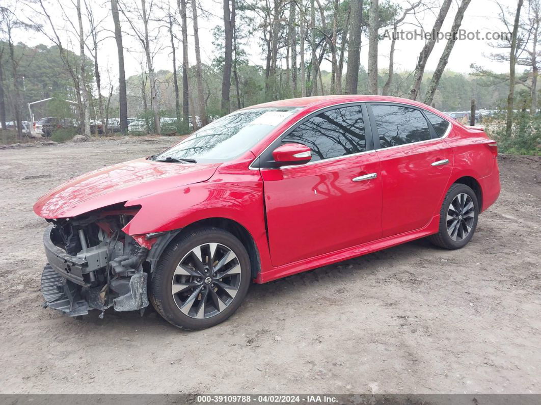 2018 Nissan Sentra Sr Красный vin: 3N1AB7APXJY217228