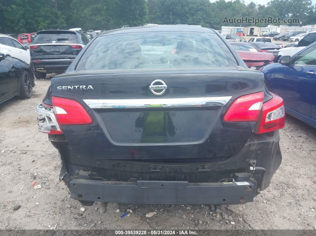 2018 Nissan Sentra S Black vin: 3N1AB7APXJY217388