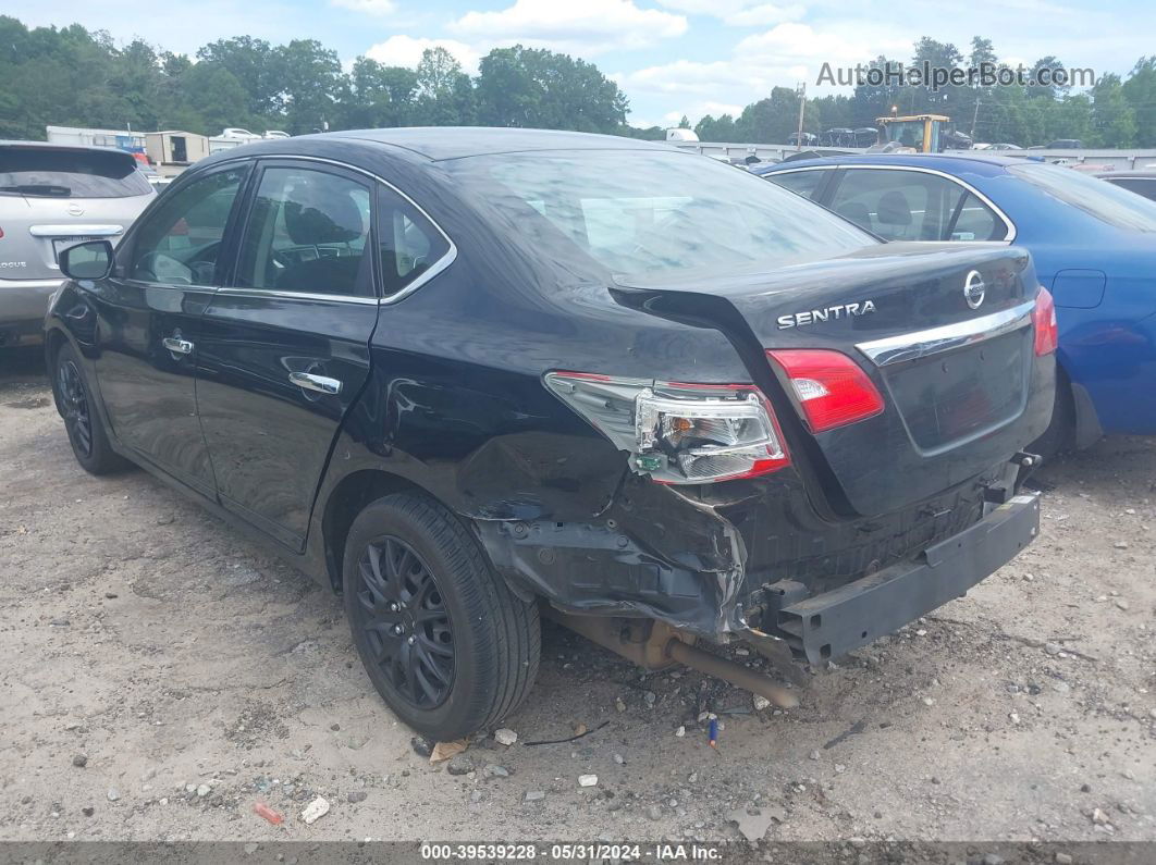 2018 Nissan Sentra S Black vin: 3N1AB7APXJY217388