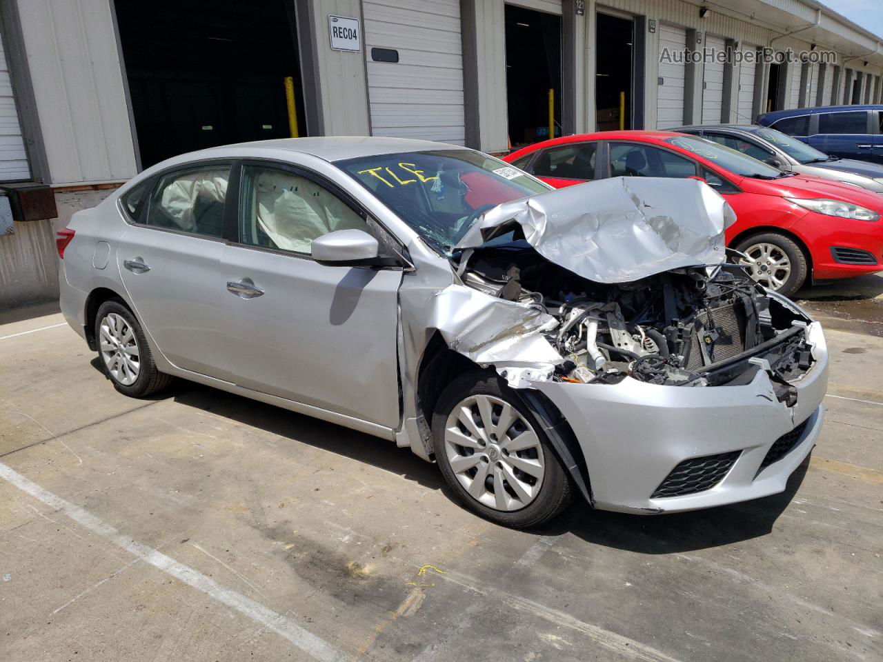 2018 Nissan Sentra S Silver vin: 3N1AB7APXJY232750