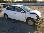 2018 Nissan Sentra S White vin: 3N1AB7APXJY233851