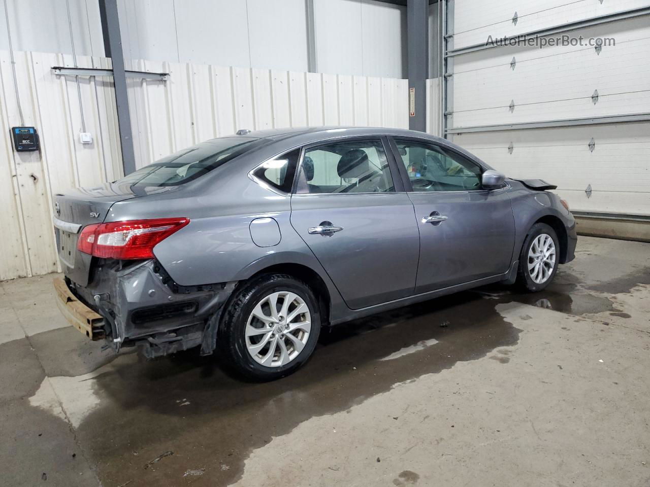 2018 Nissan Sentra S Gray vin: 3N1AB7APXJY238404