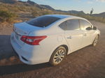 2018 Nissan Sentra S White vin: 3N1AB7APXJY244865