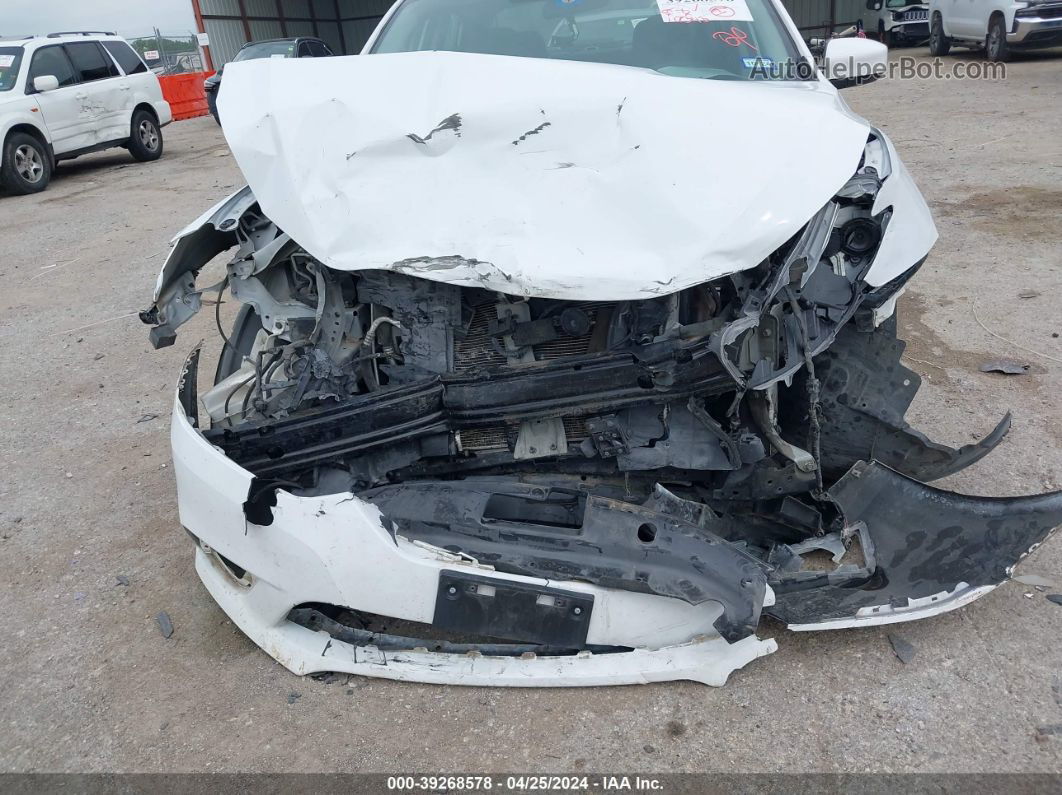 2018 Nissan Sentra Sv White vin: 3N1AB7APXJY245546