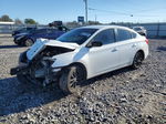 2018 Nissan Sentra S White vin: 3N1AB7APXJY253260