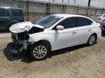 2018 Nissan Sentra S White vin: 3N1AB7APXJY256398