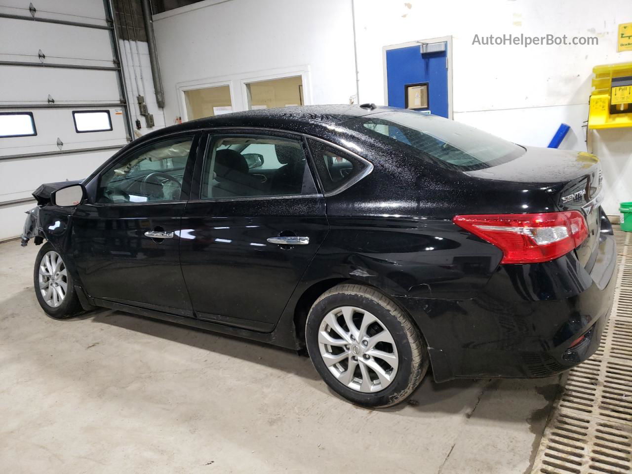 2018 Nissan Sentra S Черный vin: 3N1AB7APXJY256580