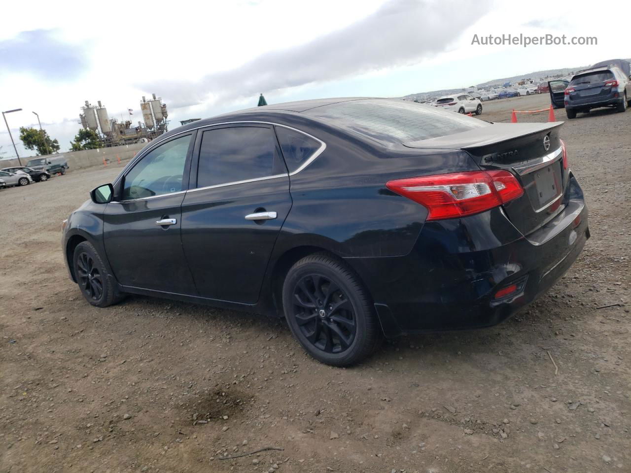 2018 Nissan Sentra S Black vin: 3N1AB7APXJY260970