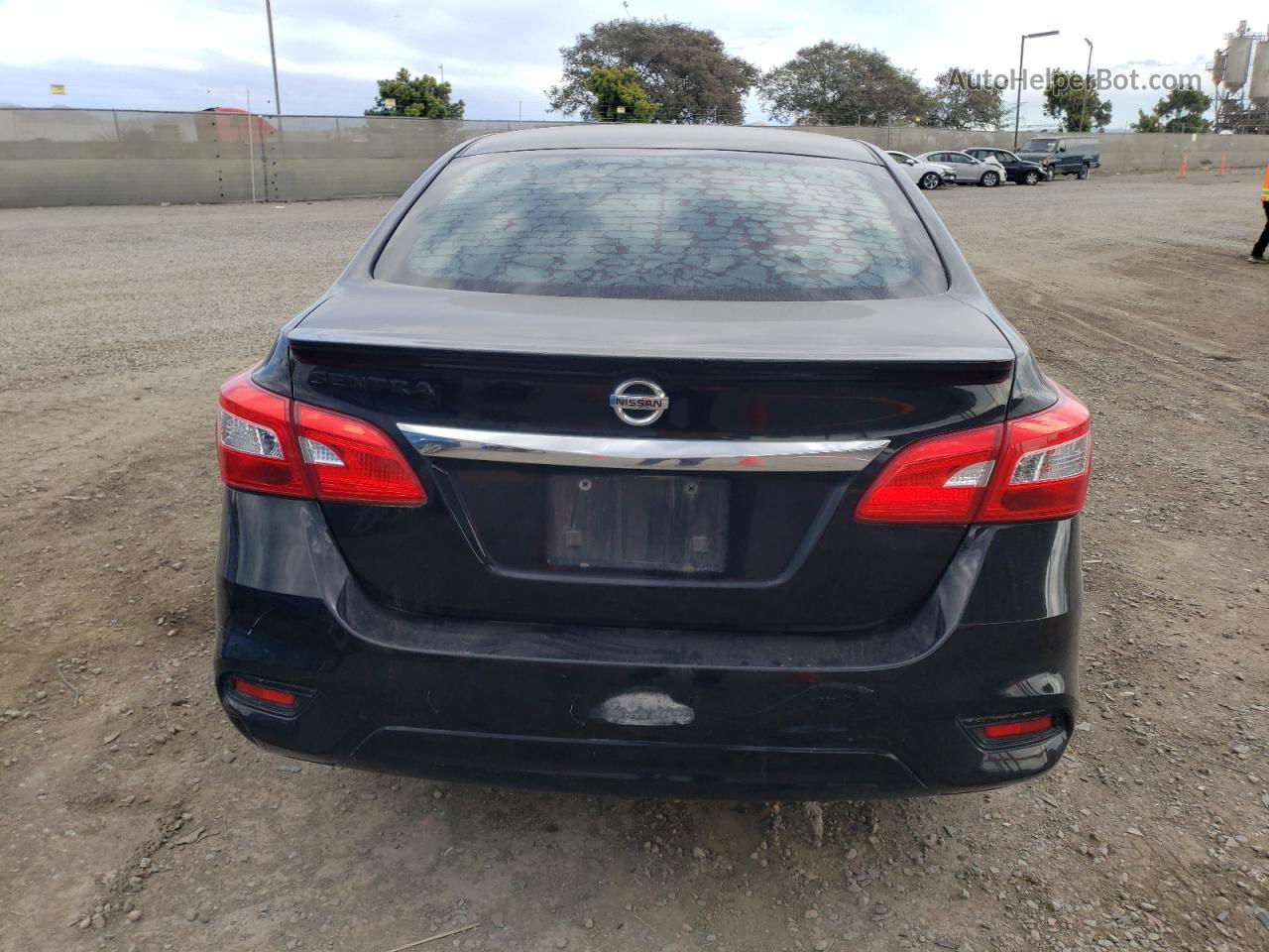 2018 Nissan Sentra S Black vin: 3N1AB7APXJY260970