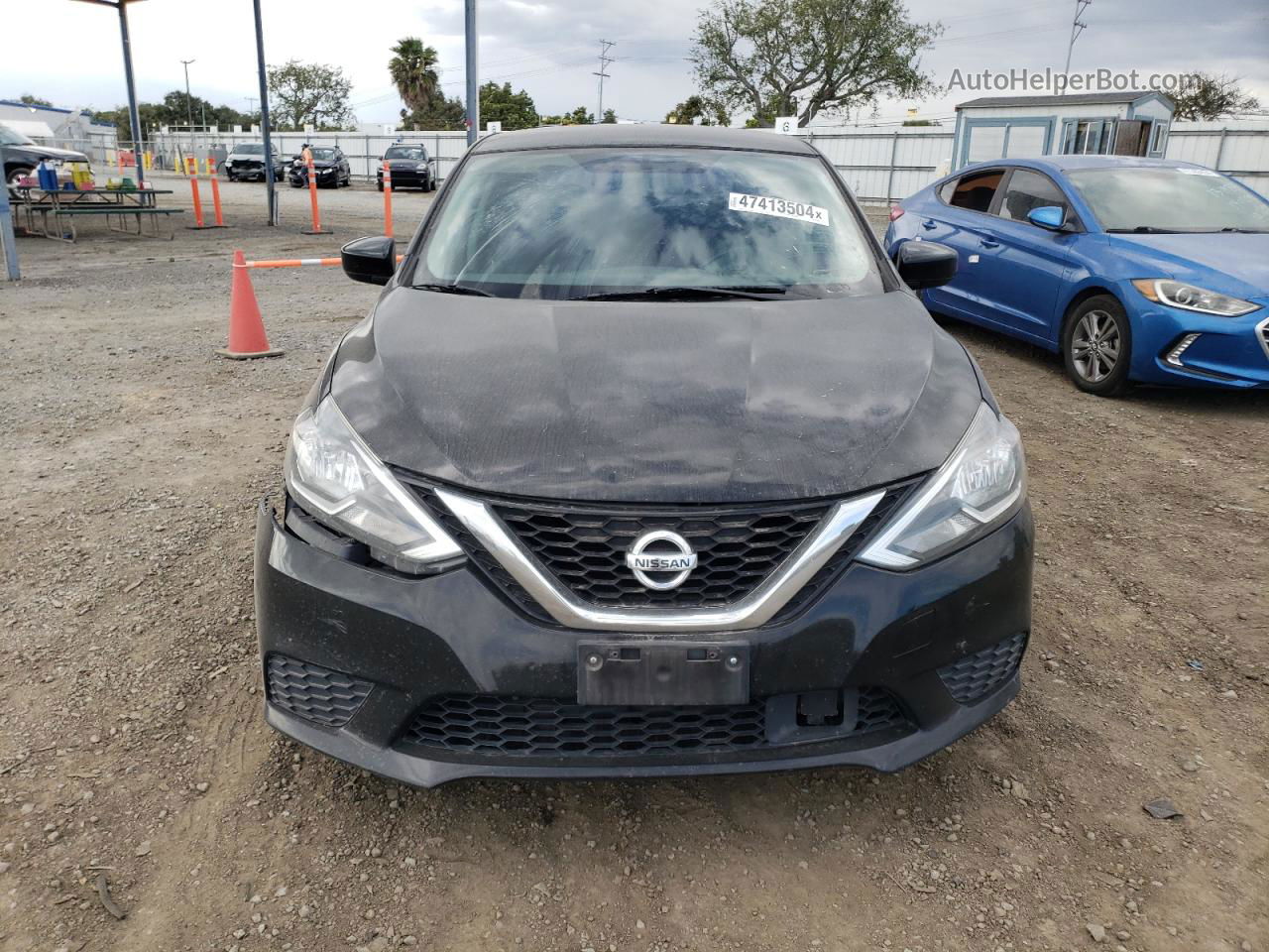 2018 Nissan Sentra S Black vin: 3N1AB7APXJY260970