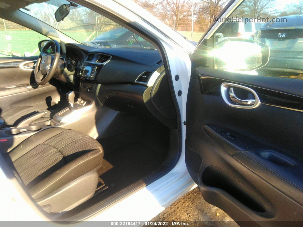 2018 Nissan Sentra Sv White vin: 3N1AB7APXJY271032