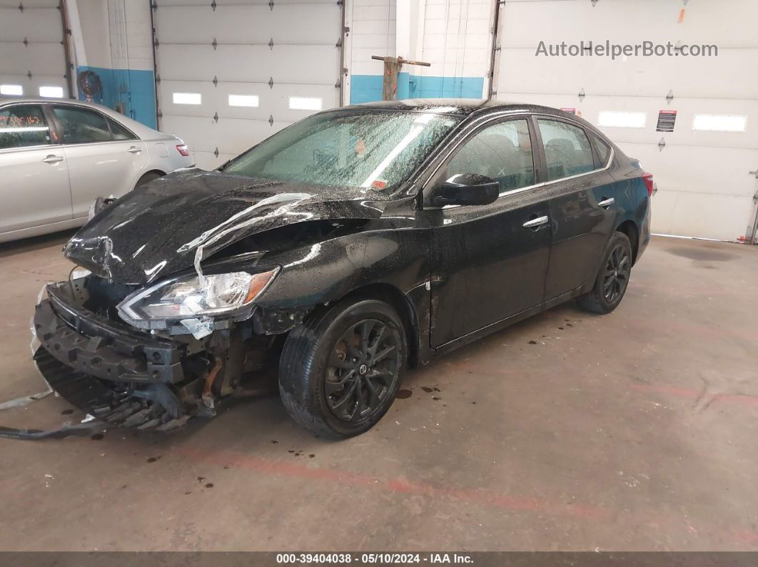 2018 Nissan Sentra S Black vin: 3N1AB7APXJY271337