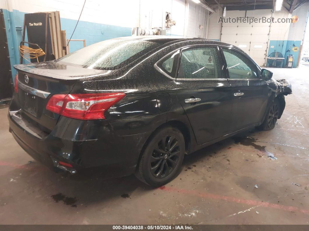 2018 Nissan Sentra S Black vin: 3N1AB7APXJY271337