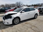 2018 Nissan Sentra S White vin: 3N1AB7APXJY272455