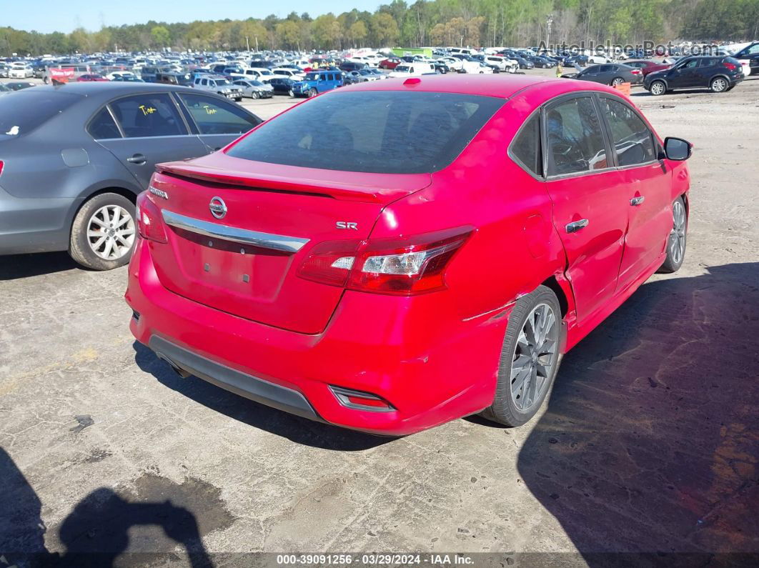 2018 Nissan Sentra Sr Red vin: 3N1AB7APXJY295668