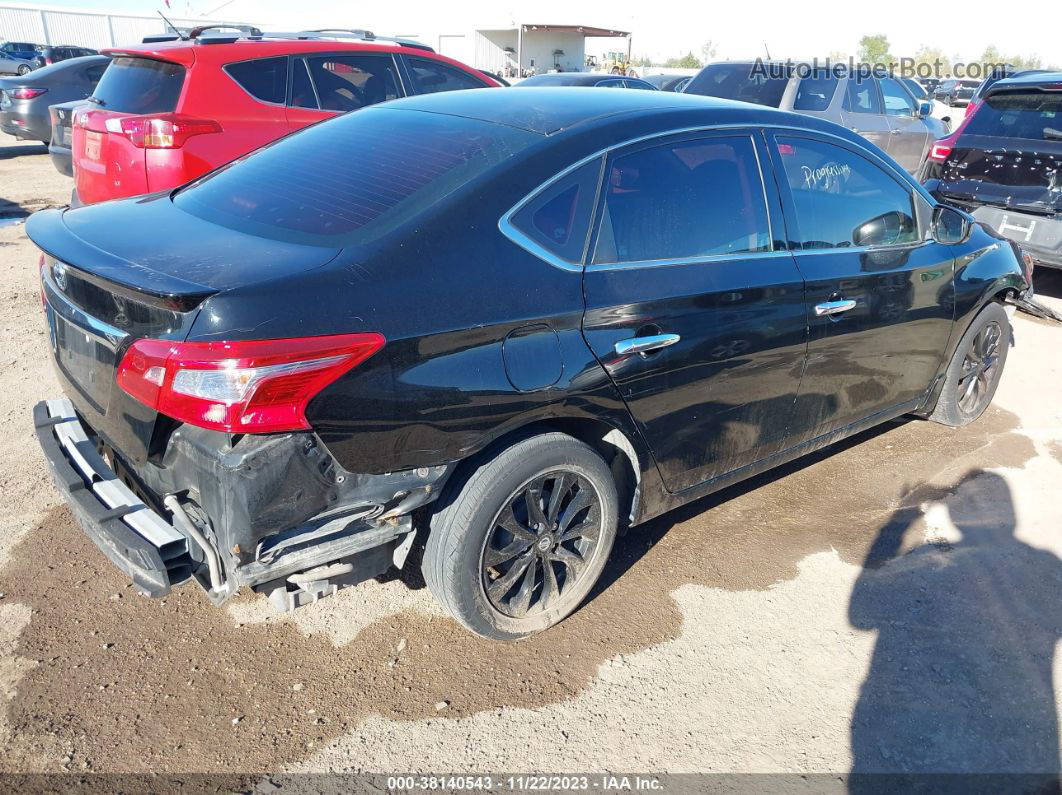 2018 Nissan Sentra S Black vin: 3N1AB7APXJY312484