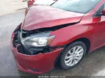 2018 Nissan Sentra S/sl/sr/sv Red vin: 3N1AB7APXJY327535