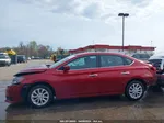 2018 Nissan Sentra S/sl/sr/sv Red vin: 3N1AB7APXJY327535