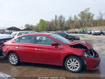 2018 Nissan Sentra S/sl/sr/sv Red vin: 3N1AB7APXJY327535