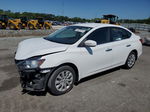 2018 Nissan Sentra S White vin: 3N1AB7APXJY336154