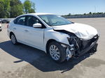 2018 Nissan Sentra S White vin: 3N1AB7APXJY336154