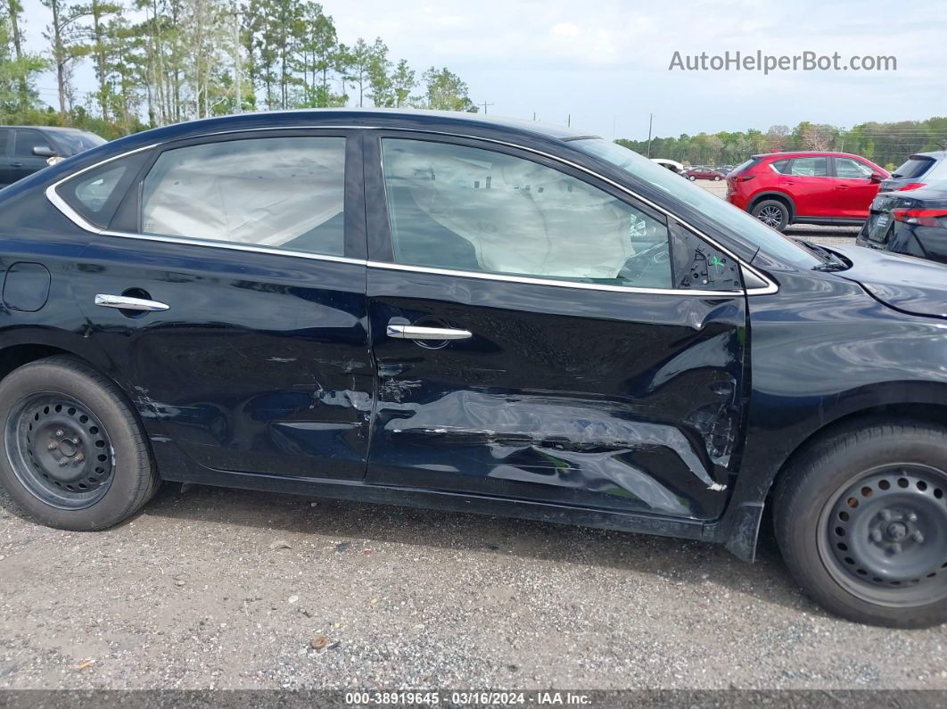 2018 Nissan Sentra S Черный vin: 3N1AB7APXJY340799