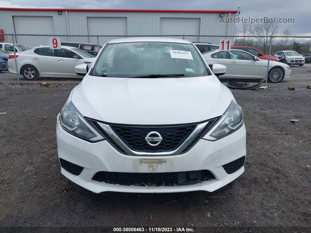 2019 Nissan Sentra S White vin: 3N1AB7APXKY205940