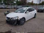 2019 Nissan Sentra S White vin: 3N1AB7APXKY213892