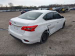 2019 Nissan Sentra S White vin: 3N1AB7APXKY213892