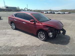 2019 Nissan Sentra Sv Red vin: 3N1AB7APXKY221507