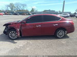 2019 Nissan Sentra Sv Red vin: 3N1AB7APXKY221507