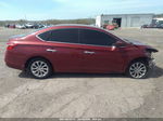 2019 Nissan Sentra Sv Red vin: 3N1AB7APXKY221507