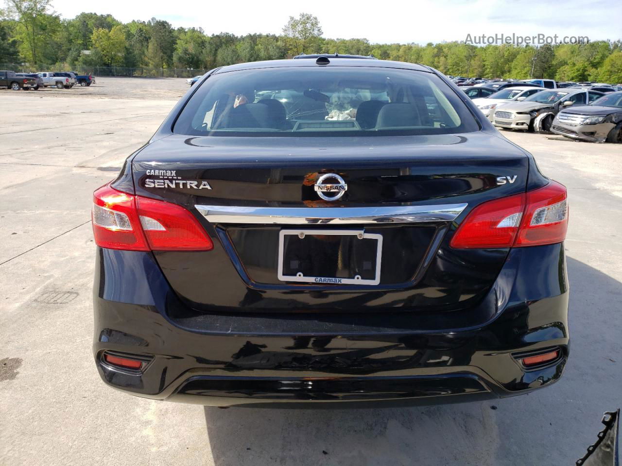 2019 Nissan Sentra S Black vin: 3N1AB7APXKY241093