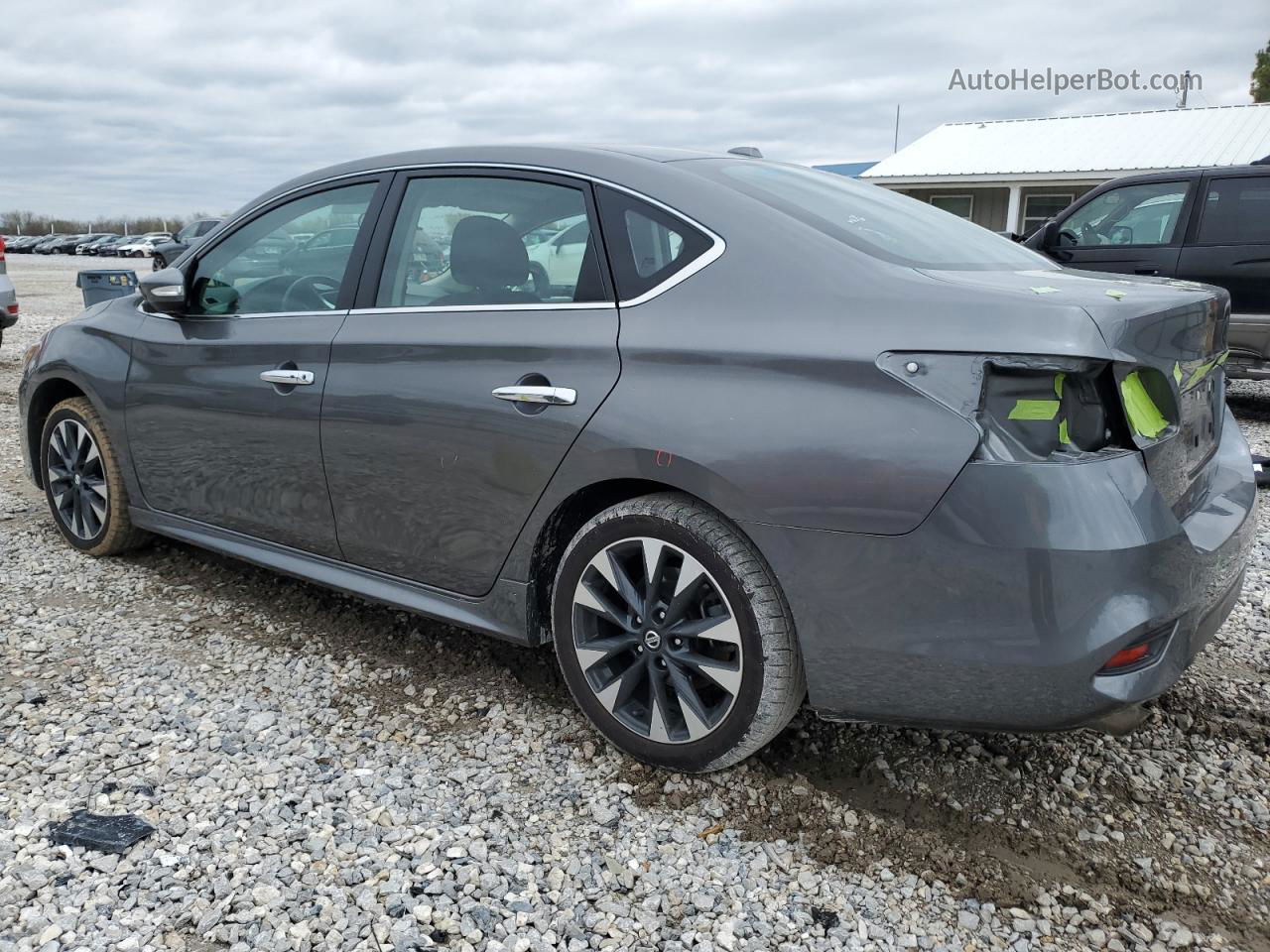 2019 Nissan Sentra S Gray vin: 3N1AB7APXKY244737