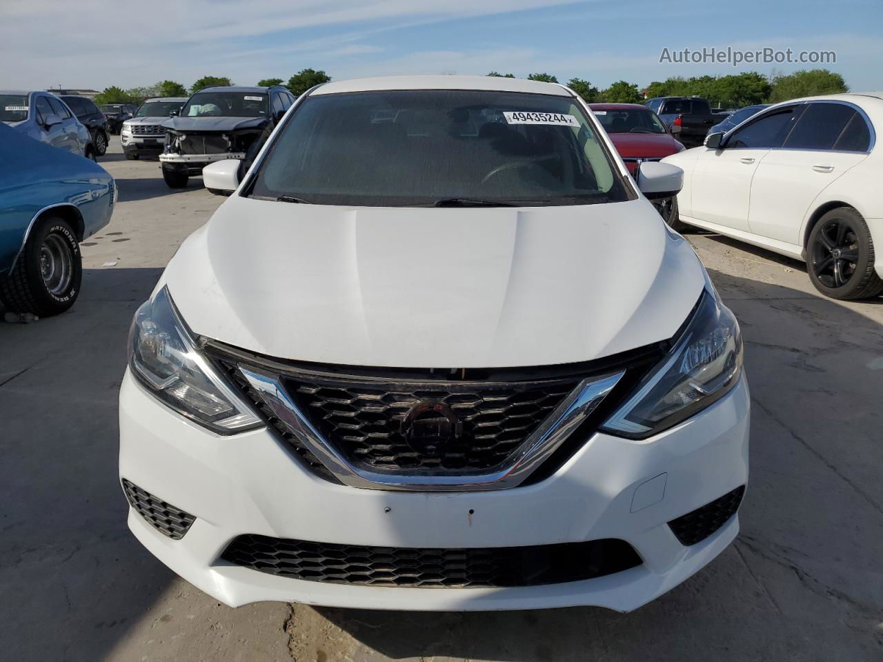 2019 Nissan Sentra S White vin: 3N1AB7APXKY263465