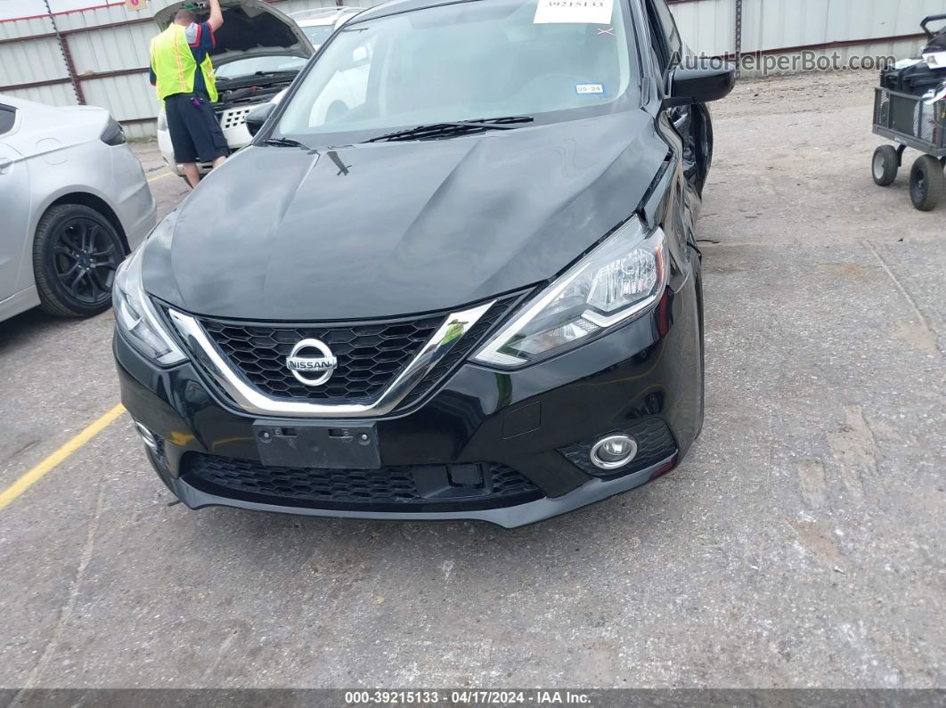 2019 Nissan Sentra S Black vin: 3N1AB7APXKY292951