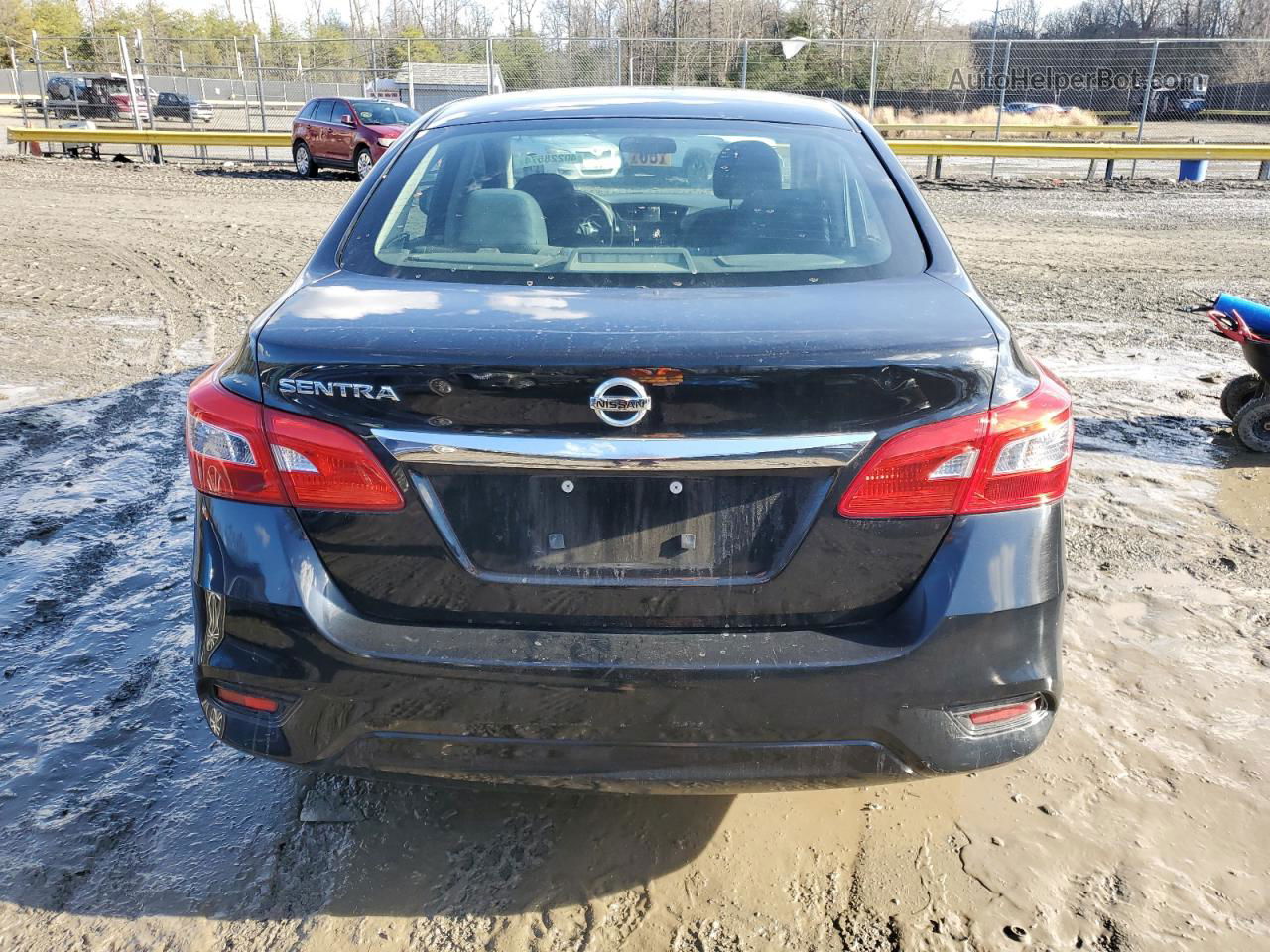 2019 Nissan Sentra S Black vin: 3N1AB7APXKY300885