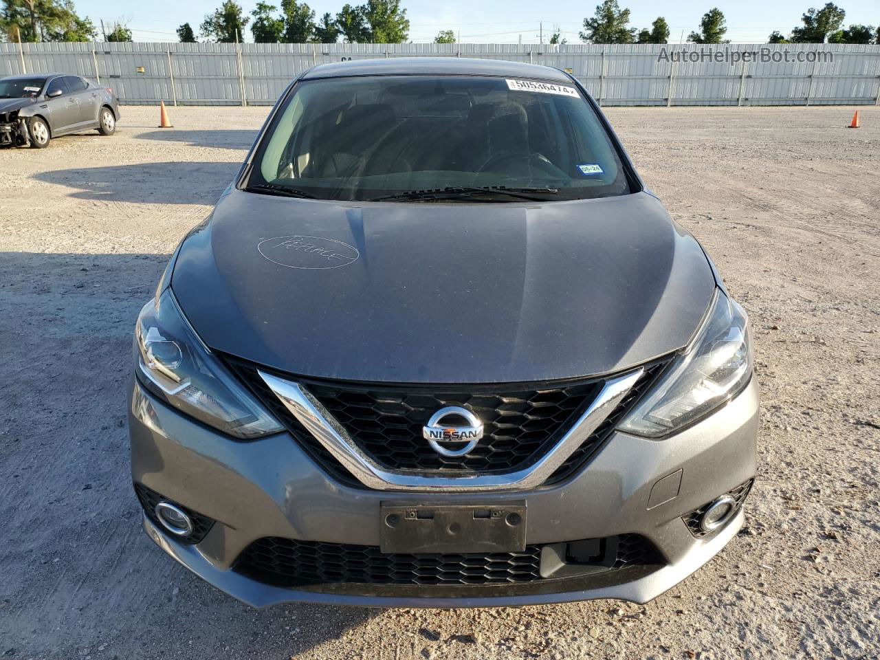 2019 Nissan Sentra S Серый vin: 3N1AB7APXKY302457