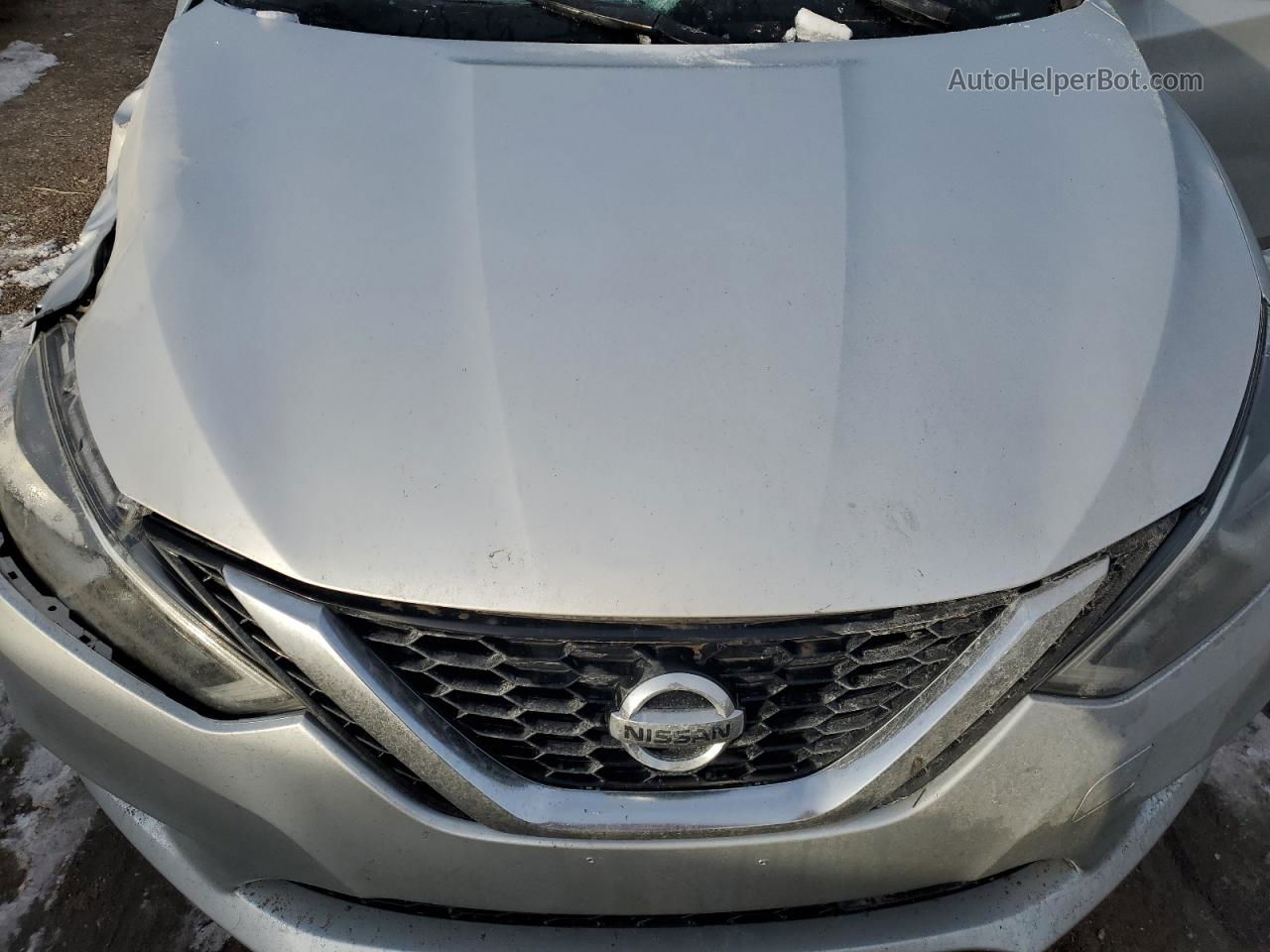 2019 Nissan Sentra S Серебряный vin: 3N1AB7APXKY309876