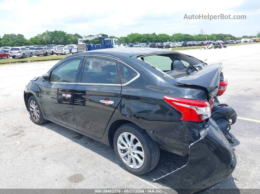 2019 Nissan Sentra S Black vin: 3N1AB7APXKY309957