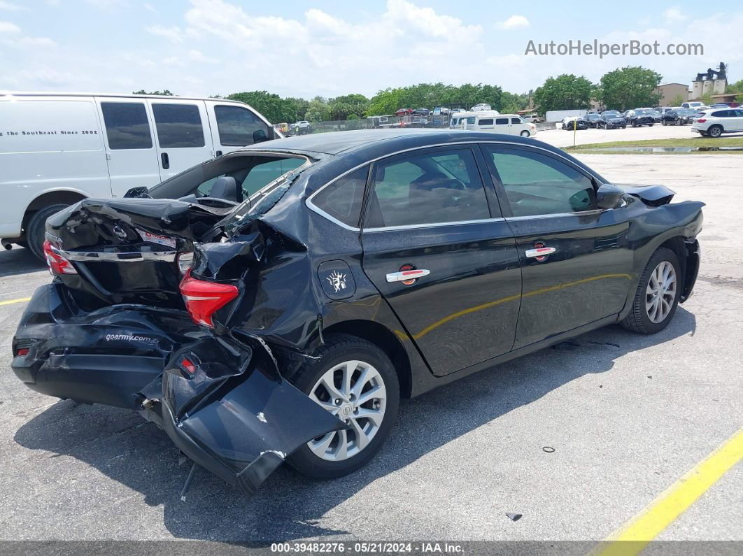 2019 Nissan Sentra S Black vin: 3N1AB7APXKY309957