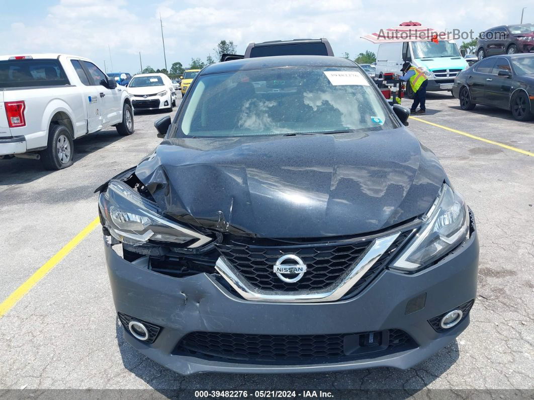 2019 Nissan Sentra S Black vin: 3N1AB7APXKY309957