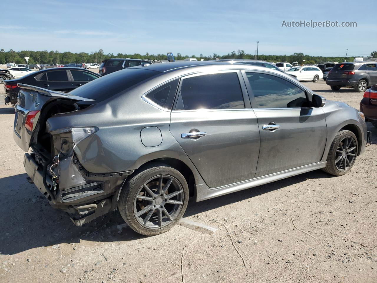 2019 Nissan Sentra S Gray vin: 3N1AB7APXKY316665