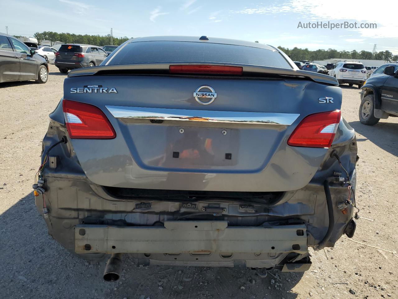 2019 Nissan Sentra S Gray vin: 3N1AB7APXKY316665